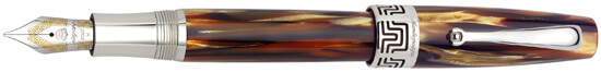 Montegrappa Extra 1930 Tortoise Brown Celluloid Fountain Pen 